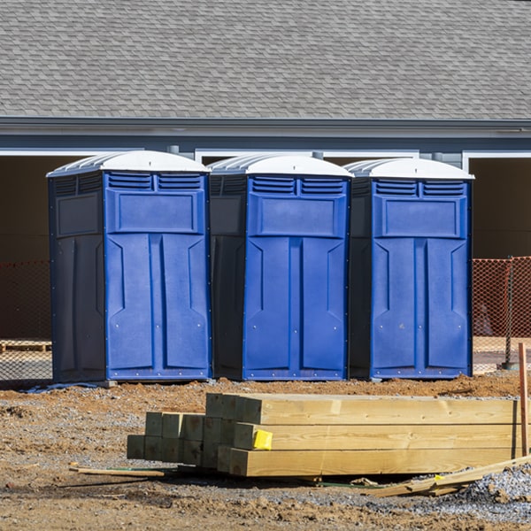 are there any additional fees associated with portable toilet delivery and pickup in New Hampton